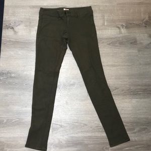 Stretchy Olive Pants